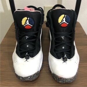 Nike Jordan 6 Rings J (GS) White DV3178-100 Size 6.5Y Teens Basketball Sneakers